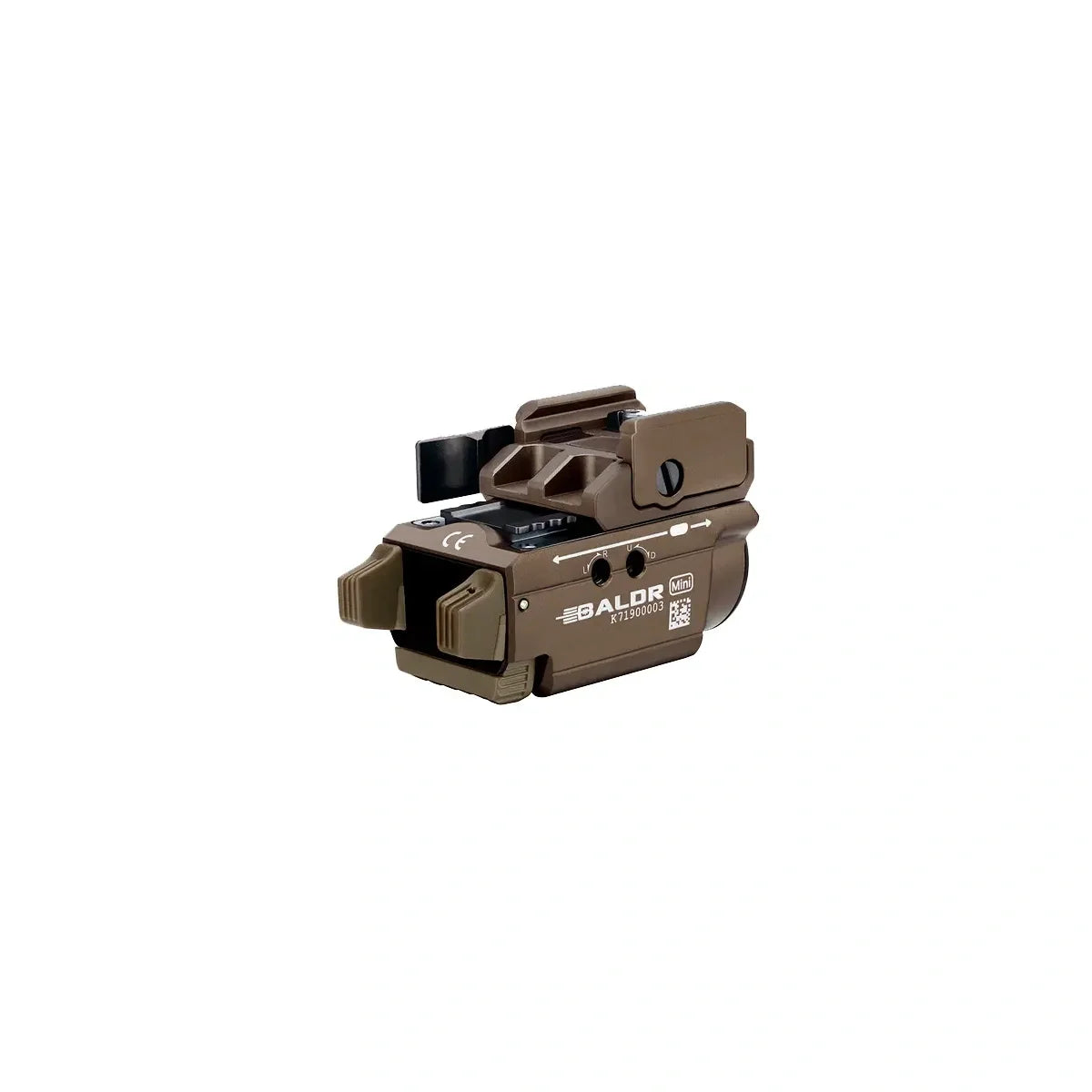 Ліхтар з ЛЦВ Olight Baldr Mini Green Laser Desert Tan