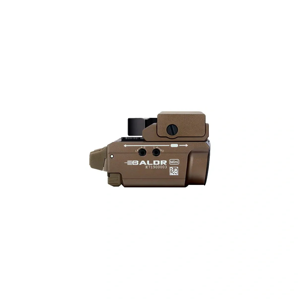 Ліхтар з ЛЦВ Olight Baldr Mini Green Laser Desert Tan