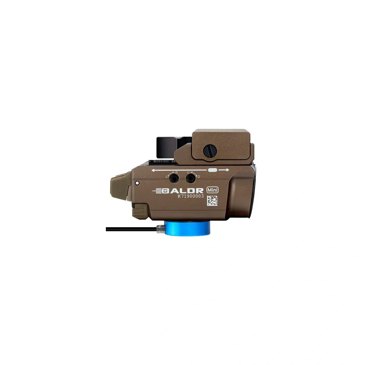 Ліхтар з ЛЦВ Olight Baldr Mini Green Laser Desert Tan