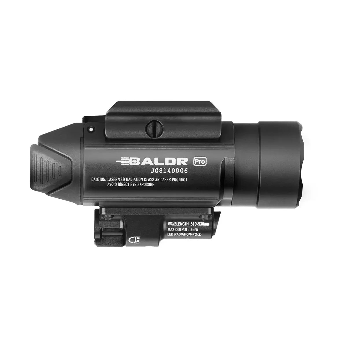 Ліхтар з ЛЦВ Olight Baldr Pro Green Laser Black