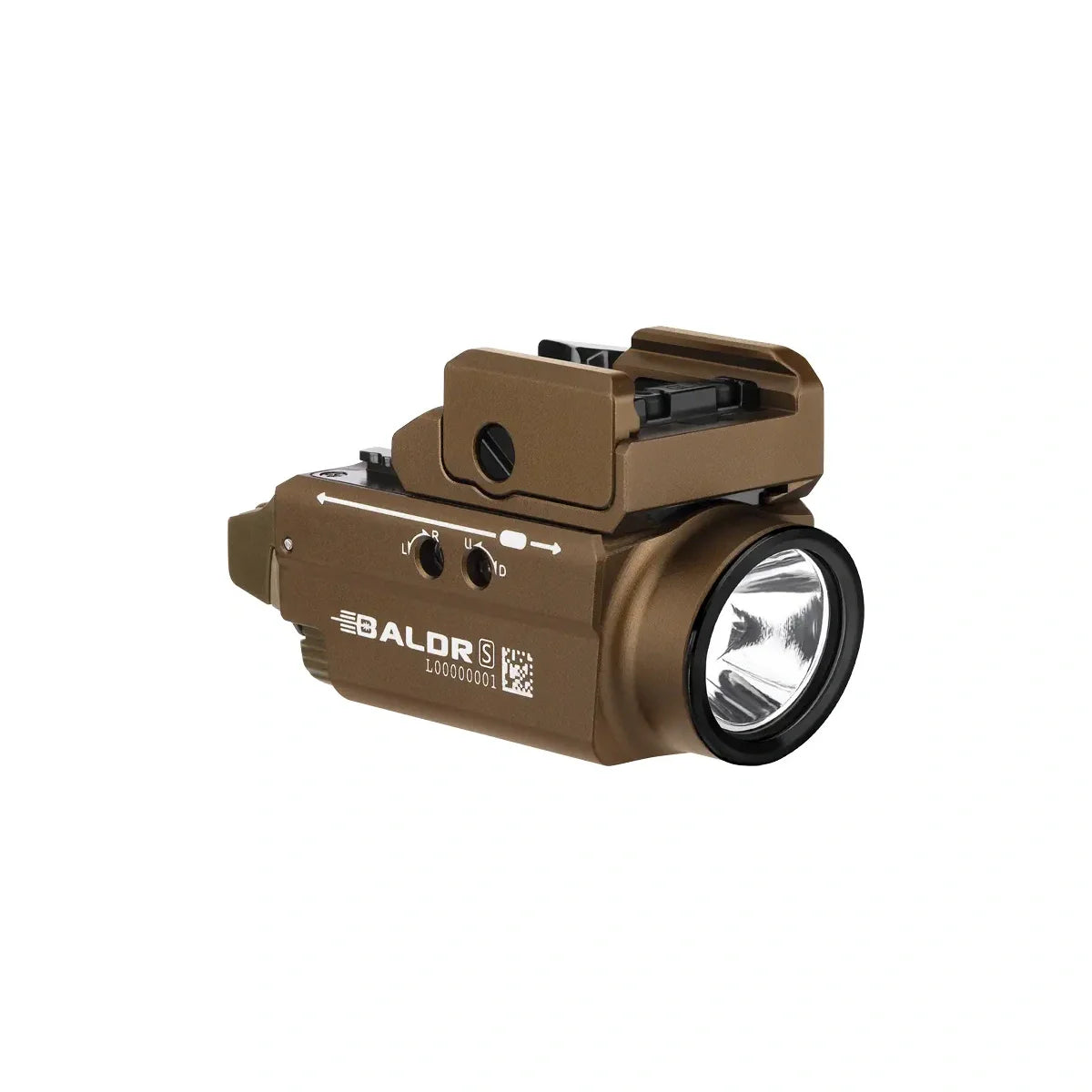 Ліхтар з ЛЦВ Olight Baldr S Green Laser Desert Tan