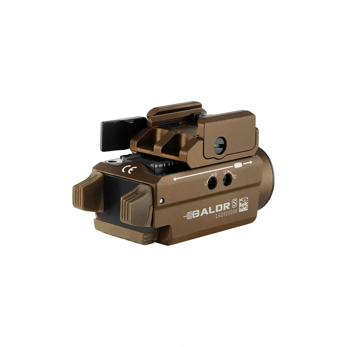 Ліхтар з ЛЦВ Olight Baldr S Green Laser Desert Tan