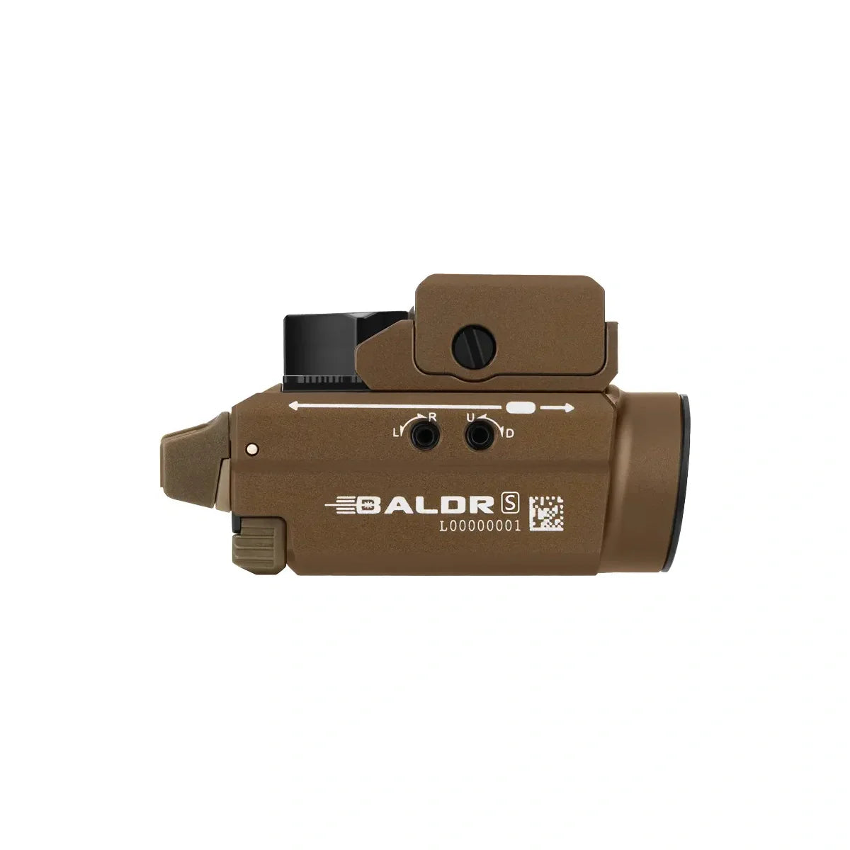 Ліхтар з ЛЦВ Olight Baldr S Green Laser Desert Tan