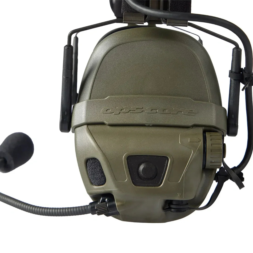 Активні навушники Ops-Core AMP Communication Headset-Connectorized. NFMI. Верхній тримач. Ranger Green