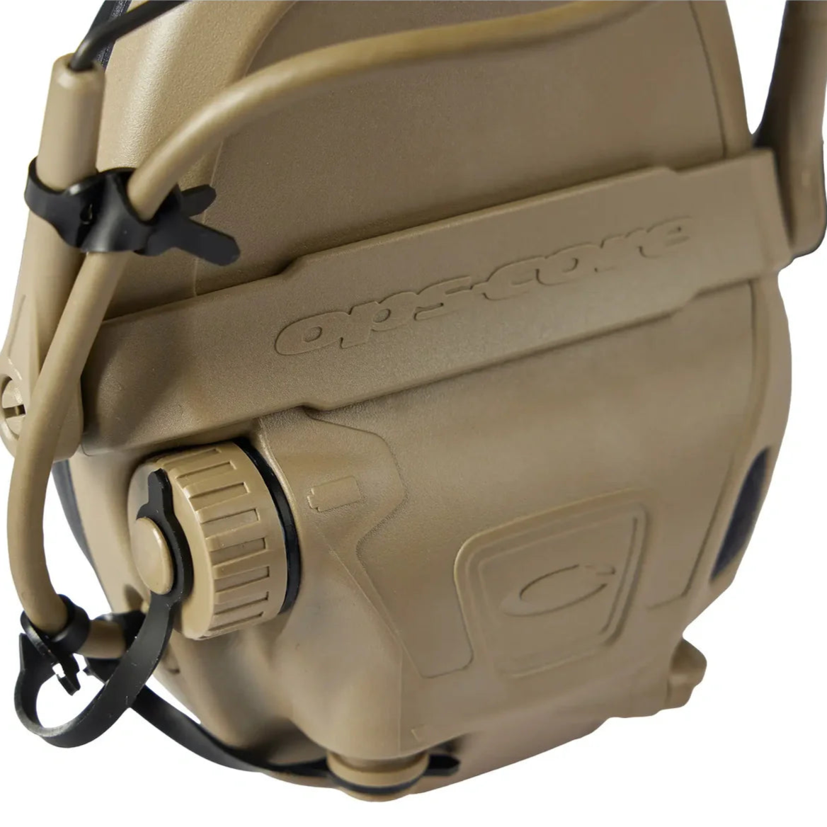 Активні навушники Ops-Core AMP Communication Headset-Connectorized. Верхній тримач. Tan