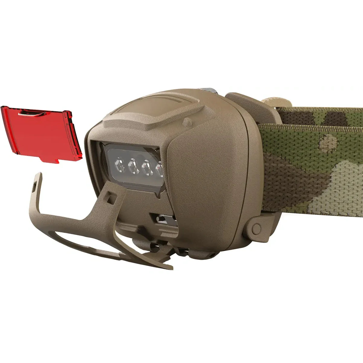 Ліхтар налобний Princeton Tec Quad Tactical 78 lm Multicam