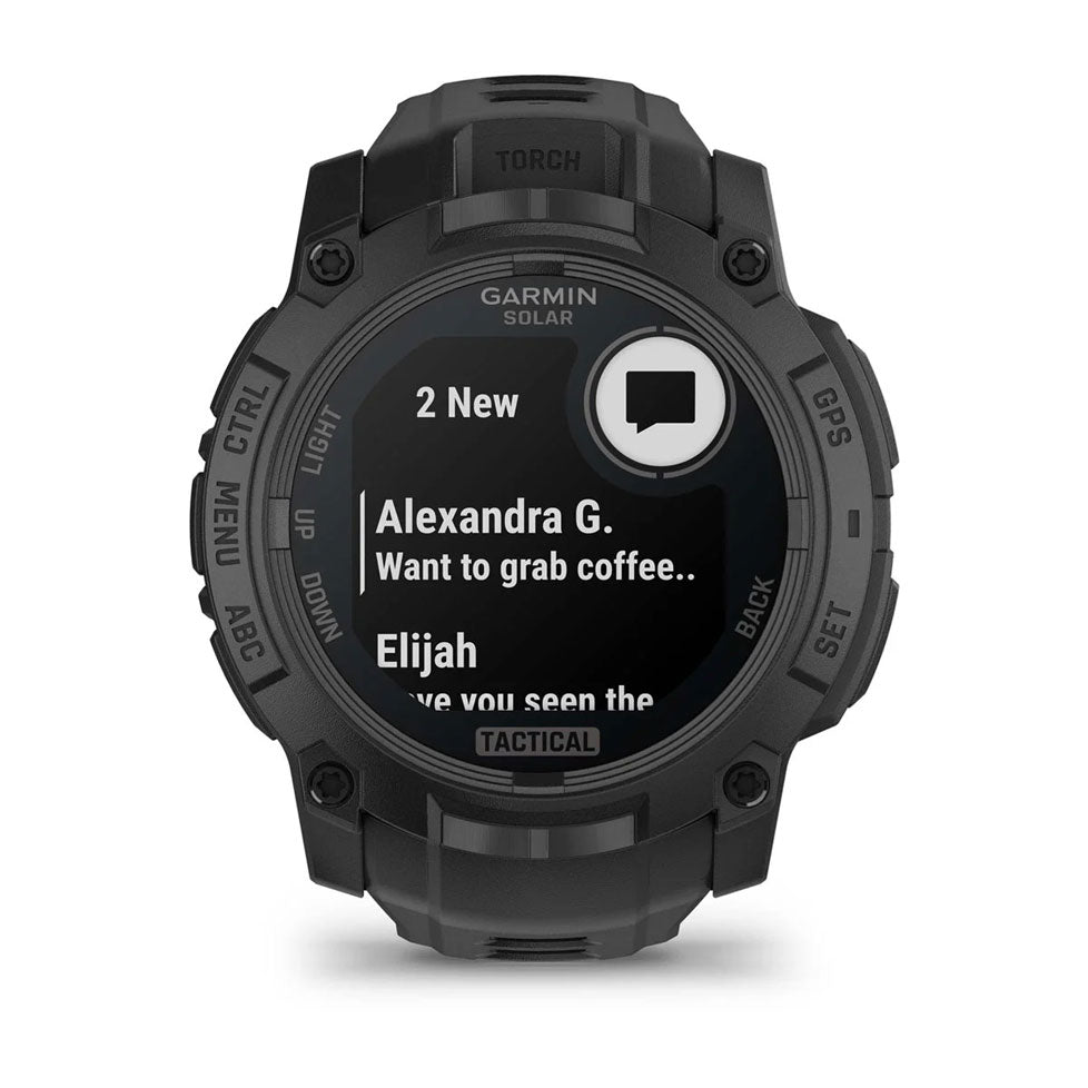 Годинник Garmin Instinct® 3 – 50 мм, Solar, Tactical Edition