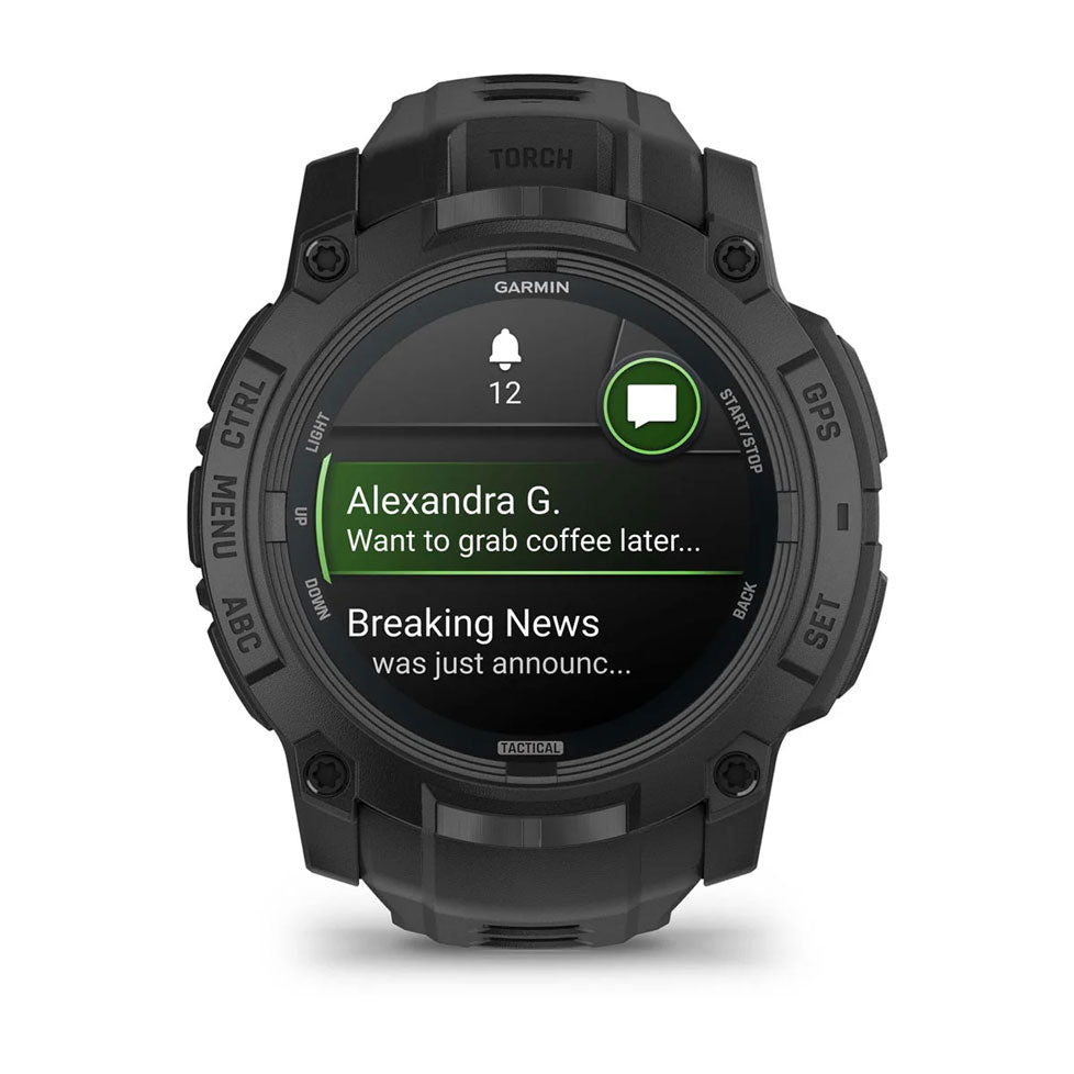 Годинник Garmin Instinct® 3 – 50 мм, AMOLED, Tactical Edition