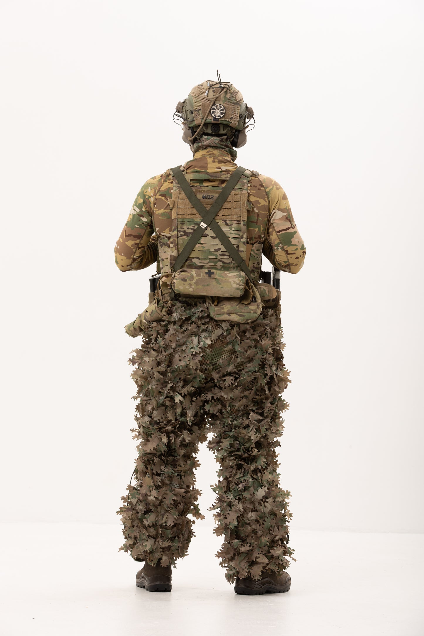 Накидка Ghillie V 7 "сухе поле" основа Мультикам