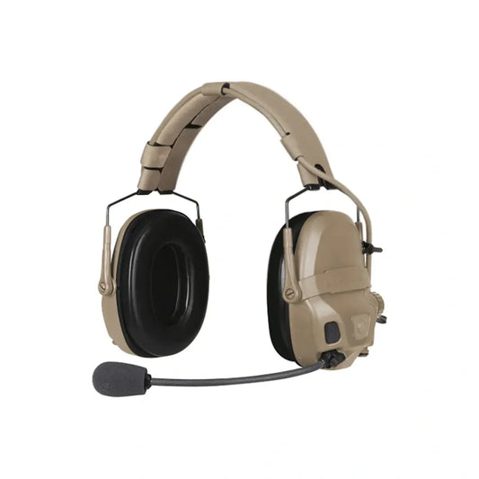 Активні навушники Ops-Core AMP Communication Headset-Connectorized. Верхній тримач. Tan