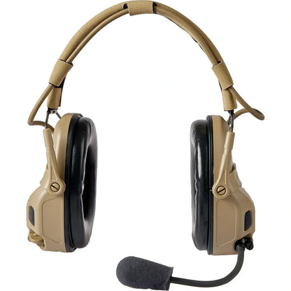 Активні навушники Ops-Core AMP Communication Headset-Connectorized. Верхній тримач. Tan