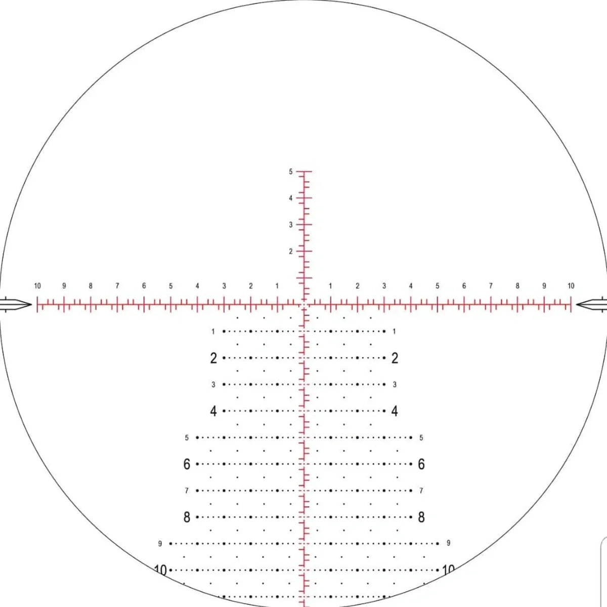 Приціл Nightforce NX8 4-32x50 F1 ZeroS. Сітка Mil-XT з підсвічуванням